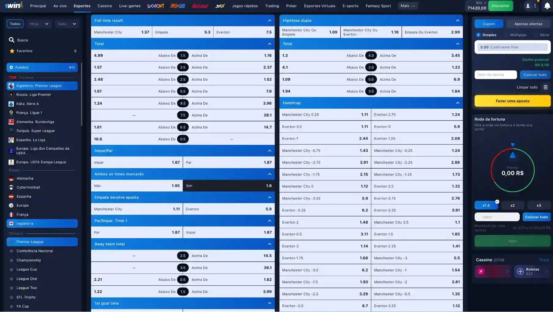 Esportes Disponíveis para Apostas ao Vivo 1Win Bet Apostas